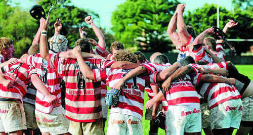 At last, the Grafton Redmen got their chance to sing the team song after downing Wollongbar-Alstonville 32-26 at home on Saturday. At last, the Grafton Redmen got their chance to sing the team song after downing Wollongbar-Alstonville 32-26 at home on Saturday.