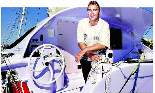 Bruce Arms, who mentored Jessica Watson, below, during her unbelievable journey is aiming to sail around Australia in 35 days. Bruce Arms, who mentored Jessica Watson, below, during her unbelievable journey is aiming to sail around Australia in 35 days.