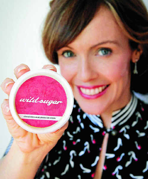 Skye Craig impressed judges on MasterChef (left) and has launched a gourmet ice-cream range.