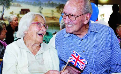 Millie and Hermann Stoeckert look forward to seeing the royal nuptials tonight. Millie and Hermann Stoeckert look forward to seeing the royal nuptials tonight.