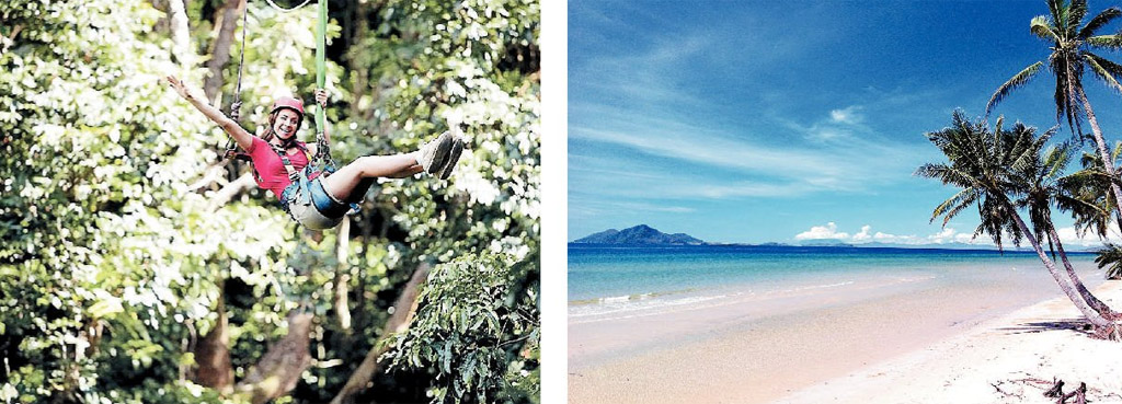 Jungle surfing at the Daintree Coast. Jungle surfing at the Daintree Coast.
