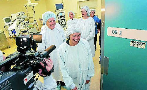 Federal Health Minister Nicola Roxon and Queensland Health Minister Geoff Wilson at the Mater Hospital to announce health funding. Federal Health Minister Nicola Roxon and Queensland Health Minister Geoff Wilson at the Mater Hospital to announce health funding.