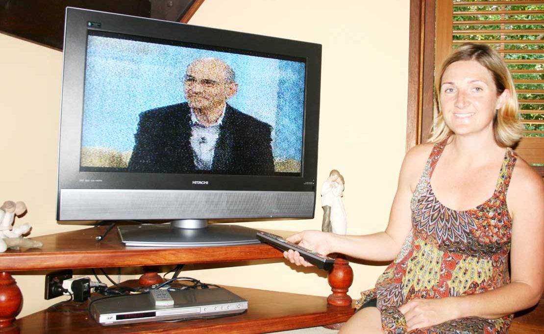 READY TO SWITCH: Jubilee Pocket resident Tracey Storey is looking forward to clearer reception and more than one channel when Jubilee Pocket and Mandaly make the switch to digital TV on Friday. READY TO SWITCH: Jubilee Pocket resident Tracey Storey is looking forward to clearer reception and more than one channel when Jubilee Pocket and Mandaly make the switch to digital TV on Friday.