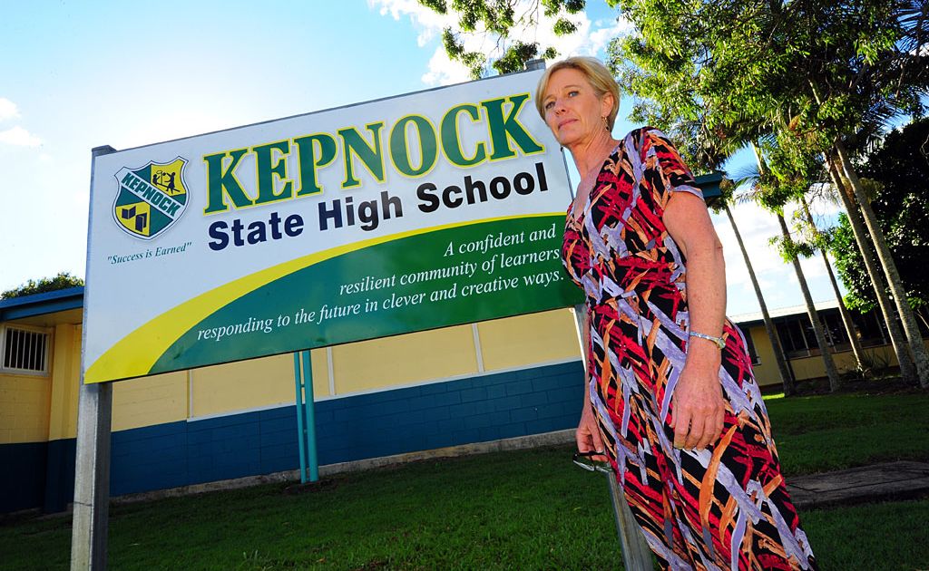 Kepnock State High School principal Jenny Maier believes an increase in suspensions at her school came down to a low tolerance of bad behaviour. Kepnock State High School principal Jenny Maier believes an increase in suspensions at her school came down to a low tolerance of bad behaviour.
