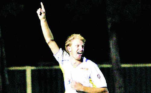Cougars supporters will be hoping Michael Cay will return to the team and celebrate like he did last season when scoring a goal. Cougars supporters will be hoping Michael Cay will return to the team and celebrate like he did last season when scoring a goal.