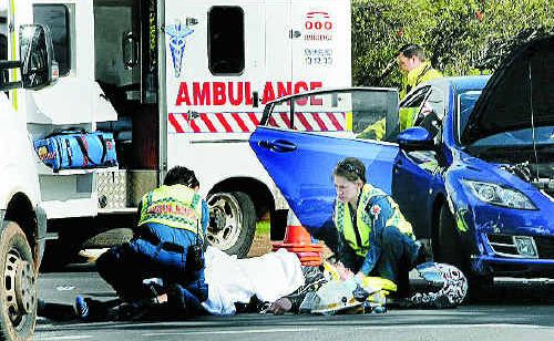 Ambulances have been called to an arterial Coast road this morning. Ambulances have been called to an arterial Coast road this morning.