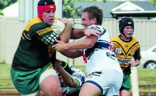 Wattles Under 18 prop Carl Gale on the charge against Brothers. He will start off the bench in his first grade debut against Highfields this weekend. Wattles Under 18 prop Carl Gale on the charge against Brothers. He will start off the bench in his first grade debut against Highfields this weekend.