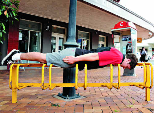 Planker Nick Powell says planks responsibly, and took the recent planking-related death as a warning to do it safely. Planker Nick Powell says planks responsibly, and took the recent planking-related death as a warning to do it safely.
