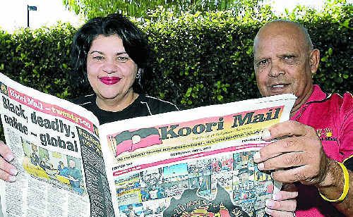Celebrating their 500th edition and 20 years of publication are Koori Mail managing editor, Kirstie Parker and chairperson Russell Kapeen. Celebrating their 500th edition and 20 years of publication are Koori Mail managing editor, Kirstie Parker and chairperson Russell Kapeen.