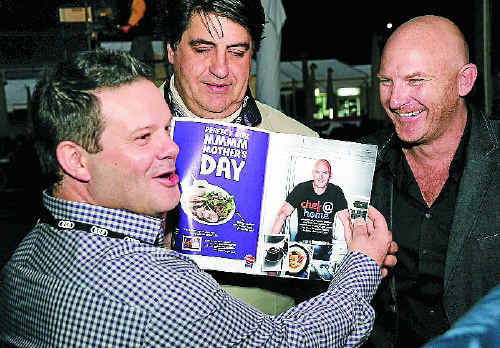 Judges Gary Mehigan, Matt Preston and Matt Moran at the 2011 Noosa Food and Wine Festival.