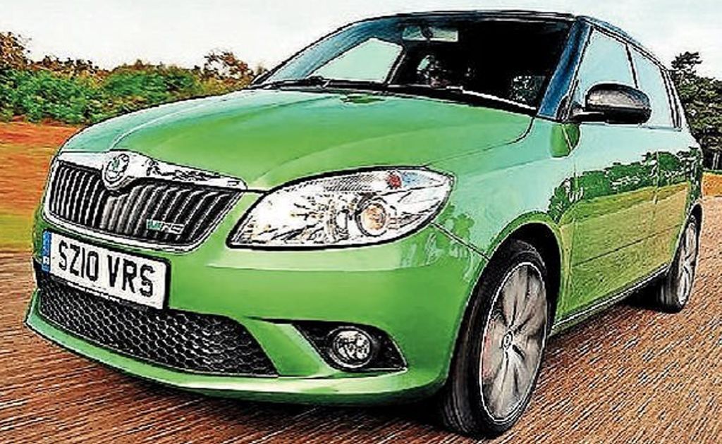 Skoda's Fabia vRS. Skoda's Fabia vRS.