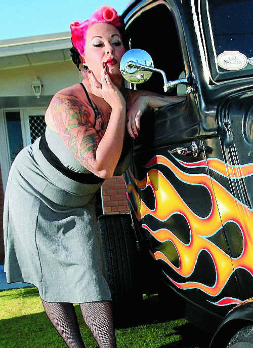 Cooly Rocks On pin-up contestant Bree Hayward. Cooly Rocks On pin-up contestant Bree Hayward.