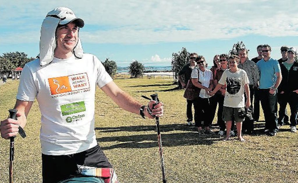 Glen Hammermeister of Bulimba is undertaking a 900km solo walk from Coolangatta to Sydney to raise money for charity. Glen Hammermeister of Bulimba is undertaking a 900km solo walk from Coolangatta to Sydney to raise money for charity.