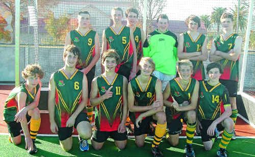 Members of the St Johns College Woodlawn Open boys hockey team are all smiles after being crowned champions at the NSW CCC hockey tournament in Tamworth. Members of the St Johns College Woodlawn Open boys hockey team are all smiles after being crowned champions at the NSW CCC hockey tournament in Tamworth.