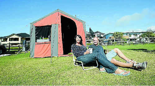 Despite having been caught up in the 2010 tornado disaster,Cronulla couple Allana and David Baigent returned for their annual camping trip to Lennox Head in 2011. Despite having been caught up in the 2010 tornado disaster,Cronulla couple Allana and David Baigent returned for their annual camping trip to Lennox Head in 2011.