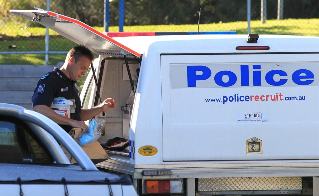 Police on the scene of an armed robbery at Kirra Sports Club. Police on the scene of an armed robbery at Kirra Sports Club.
