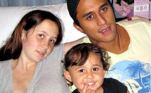 A $60,000 operation has given Peter Pomare, pictured with his wife, Angie, and daughters, Aliyah and Taiamai, the gift of life. A $60,000 operation has given Peter Pomare, pictured with his wife, Angie, and daughters, Aliyah and Taiamai, the gift of life.