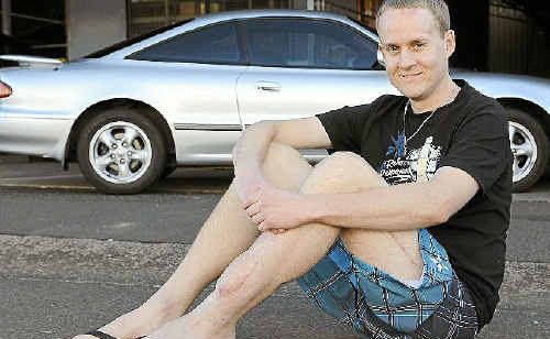 Hosea Eising is the only person in Australia to be fitted with a specialised, US-made titanium rod in his leg. Hosea Eising is the only person in Australia to be fitted with a specialised, US-made titanium rod in his leg.