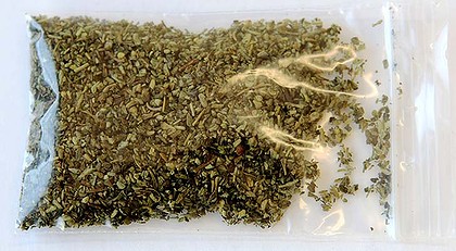 Kronic 3 gram packet: Legally available in Queensland.
Kronic 3 gram packet: Legally available in Queensland.
