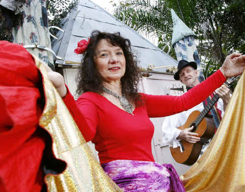 Hedy and Pat Keogh will host the 26th International Cafe with a Gypsy Fire ceremonial feast on Saturday night. Photo: David Nielsen