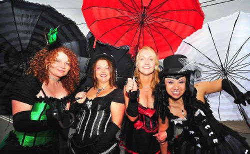 Melissa McAndrew, Kellie Fielding, Julie Muza and Claudia De Cola celebrating yesterday’s Pub Fest in style. Melissa McAndrew, Kellie Fielding, Julie Muza and Claudia De Cola celebrating yesterday’s Pub Fest in style.