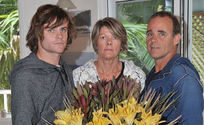 Michael and Sue Clunes with son Ben have expressed their gratitude to the police working on the case of Nick's death. Michael and Sue Clunes with son Ben have expressed their gratitude to the police working on the case of Nick's death.