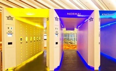 The checkpoint of the future will use new technology to minimise time spent of security checks. The checkpoint of the future will use new technology to minimise time spent of security checks.