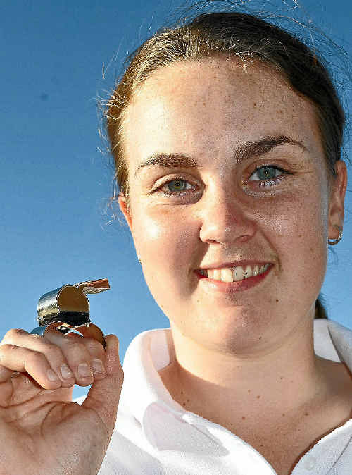 Renae O’Dea has qualified as a national C-badged umpire in netball. Renae O’Dea has qualified as a national C-badged umpire in netball.