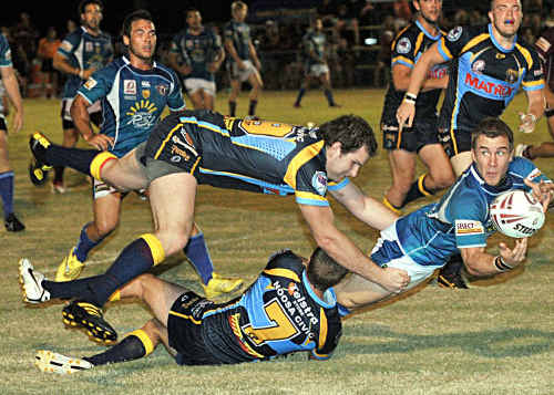 Former Gympie Devil half back Nick Swan is in doubt for the Sunshine Coast Sea Eagles match against Ipswich on Saturday. Former Gympie Devil half back Nick Swan is in doubt for the Sunshine Coast Sea Eagles match against Ipswich on Saturday.