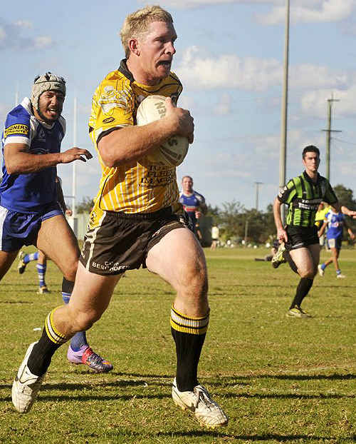 Jamie Dodt breaks away to score for Gatton in last year’s Toowoomba competition. Jamie Dodt breaks away to score for Gatton in last year’s Toowoomba competition.