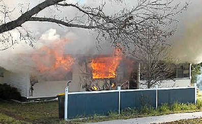 This house in High Street was gutted on Thursday morning. 