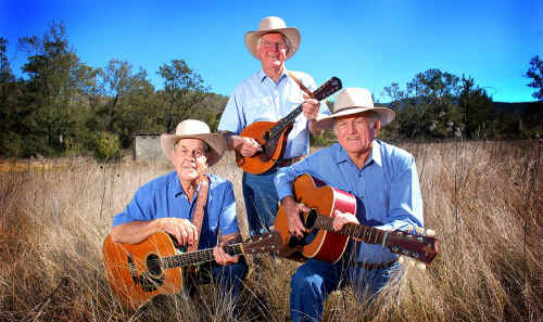 The Webb Brothers, Marius, Berard and Fabian, at their Thornside property, Widgee, where the Gympie Muster was first held.