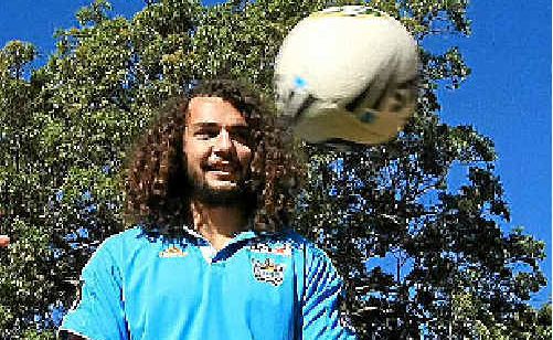 Ryan James at Tweed River High School yesterday. Ryan James at Tweed River High School yesterday.