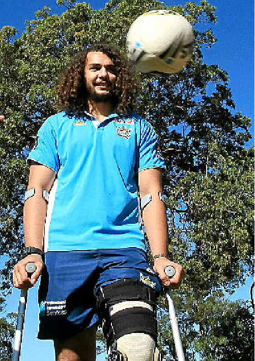 Ryan James at Tweed River High School yesterday. Ryan James at Tweed River High School yesterday.