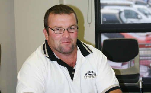 CFMEU district president Stephen Smyth. CFMEU district president Stephen Smyth.