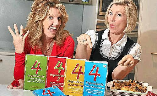 Authors of the 4 Ingredients cookbooks Kim McCosker and Rachael Bermingham. Authors of the 4 Ingredients cookbooks Kim McCosker and Rachael Bermingham.