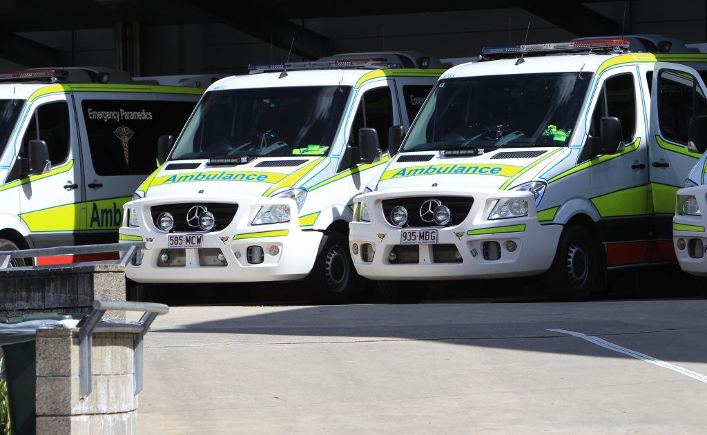 Ramping of Queensland Ambulance vehicles. Ramping of Queensland Ambulance vehicles.