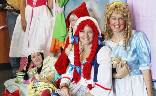 The BOQ Emerald staff members don their brightly coloured costumes and pyjamas for a good cause. The BOQ Emerald staff members don their brightly coloured costumes and pyjamas for a good cause.
