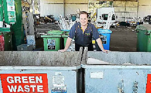Kevin Trustum, waste education officer with the Lismore waste facility. Kevin Trustum, waste education officer with the Lismore waste facility.