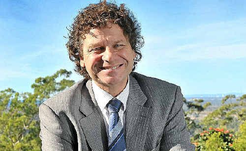Australian of the Year Simon McKeon at a breakfast fundraiser for the Buderim Foundation. Australian of the Year Simon McKeon at a breakfast fundraiser for the Buderim Foundation.