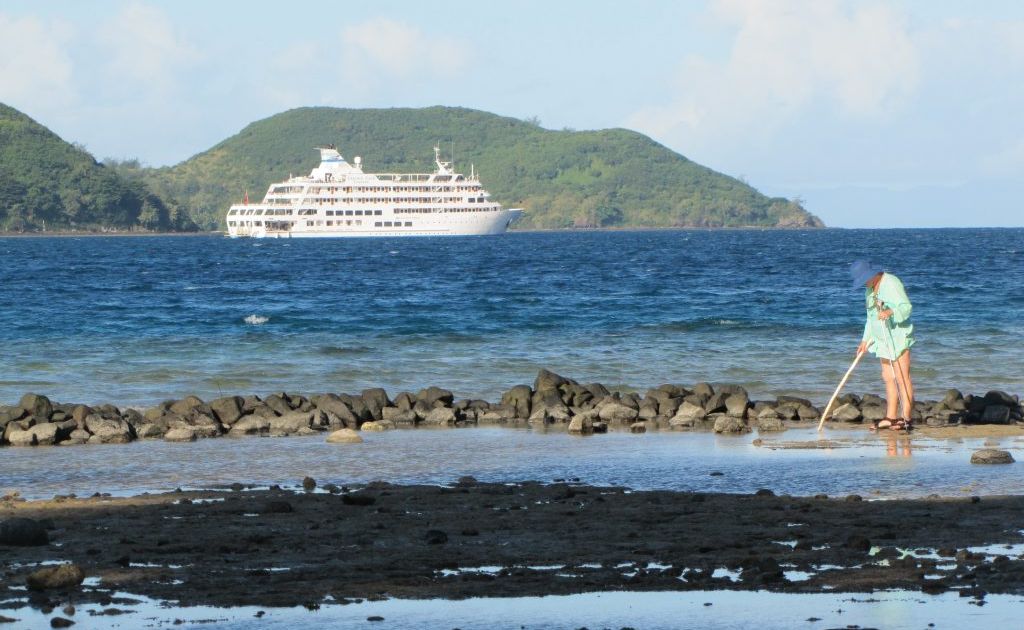 Captain Cook Cruises' first ever circumnavigation of Fiji's second-biggest island, Vanua Levu, in June in the MV Reef Endeavour had been five years in the making. Captain Cook Cruises' first ever circumnavigation of Fiji's second-biggest island, Vanua Levu, in June in the MV Reef Endeavour had been five years in the making.