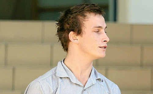 A remorseful David Jacobsen leaves court. A remorseful David Jacobsen leaves court.