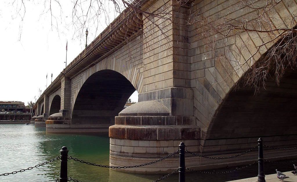 London Bridge as it is today, rebuilt in Lake Havasu City, Arizona London Bridge as it is today, rebuilt in Lake Havasu City, Arizona