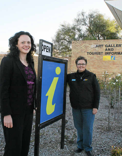 Southern Downs and Granite Belt Regional Tourism marketing manager Catherine Dunn and tourist officer Madonna Pacek said tourism across the region is steadily improving. Southern Downs and Granite Belt Regional Tourism marketing manager Catherine Dunn and tourist officer Madonna Pacek said tourism across the region is steadily improving.
