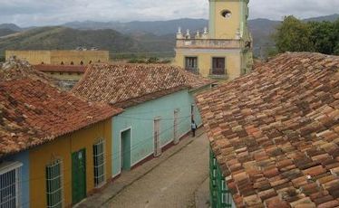 Trinidad's tiled rooftops. Trinidad's tiled rooftops.