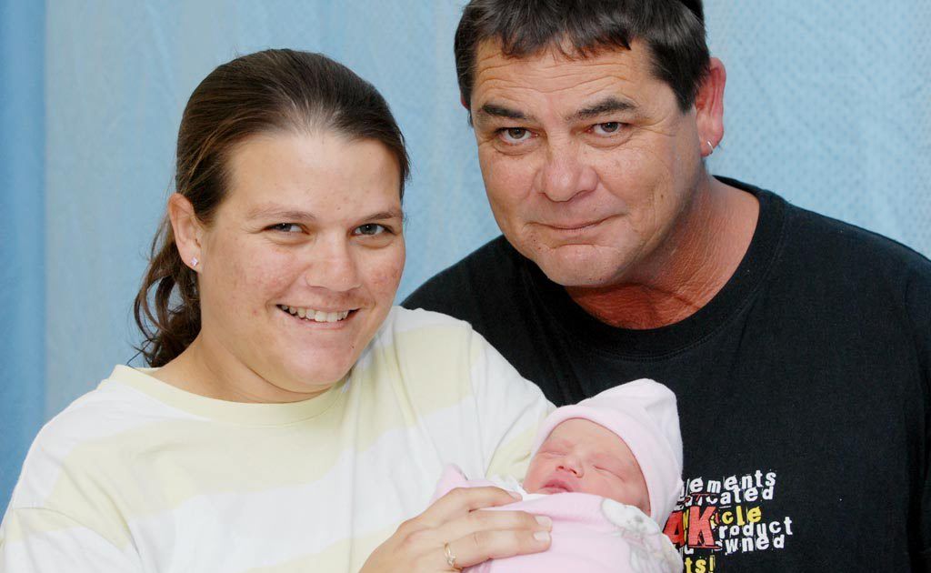 Barry Swindells and Tenille Trapp with Miley. Barry Swindells and Tenille Trapp with Miley.