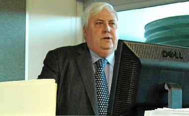 OPPORTUNITY LOST: Clive Palmer speaking at the Institute of Sustainable Development and Architecture at Bond University. OPPORTUNITY LOST: Clive Palmer speaking at the Institute of Sustainable Development and Architecture at Bond University.