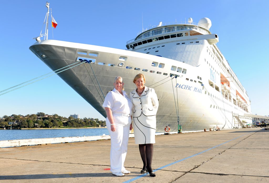 Captain Sarah Breton and Ann Sherry. Captain Sarah Breton and Ann Sherry.