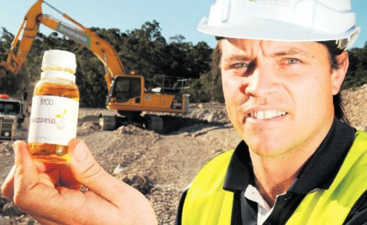 Innovative: Greg Jenkyns, of Shadforths, with the new biodiesel fuel that is being used to run the company's vehicles. Innovative: Greg Jenkyns, of Shadforths, with the new biodiesel fuel that is being used to run the company's vehicles.