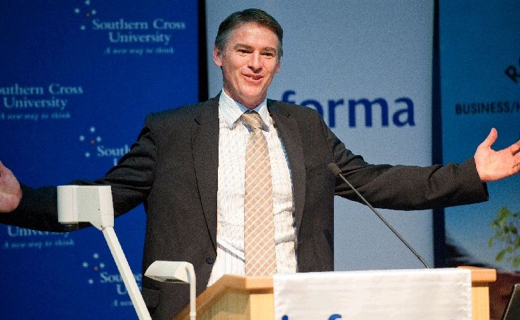 Independent Rob Oakeshott raised a laugh with a mischievous reference to the Cowper MP at a seminar. Independent Rob Oakeshott raised a laugh with a mischievous reference to the Cowper MP at a seminar.